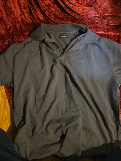 Ermenegildo Zegna Polo Shirt Size XXL Gray Cotton Short Sleeve