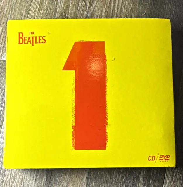 The Beatles 1 2-Disc CD+DVD, 2015 Rock Apple Corps Ltd. Yellow Sleeve