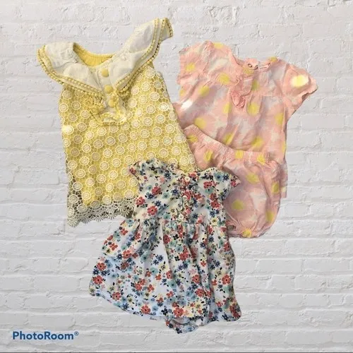 Carter’s and Mud Pie Baby Girl 6M Outfits