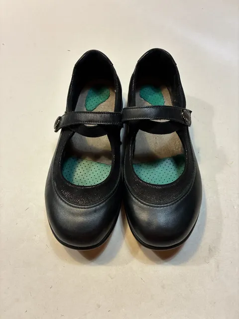 SAS Step Out Mary Jane Shoe Black Leather