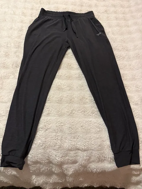 Pink Victoria's Secret Jogger Pants Charcoal Gray