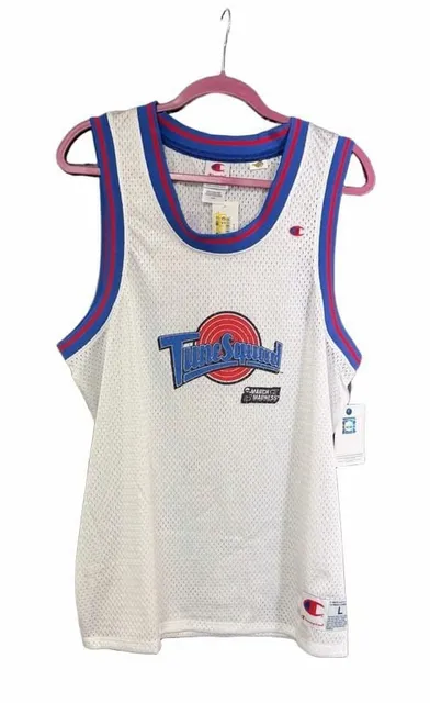 Champion Tune Squad Lola 10 Jersey Size L White G90