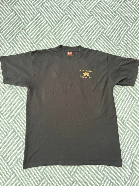 Lago Hyder Alaska Stewart B.C. T-Shirt Black
