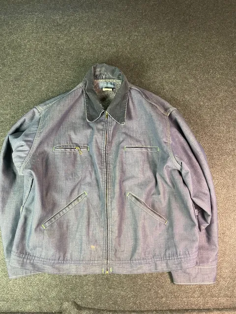 Vintage OshKosh B'Gosh Blanket Lined Denim Work Jacket