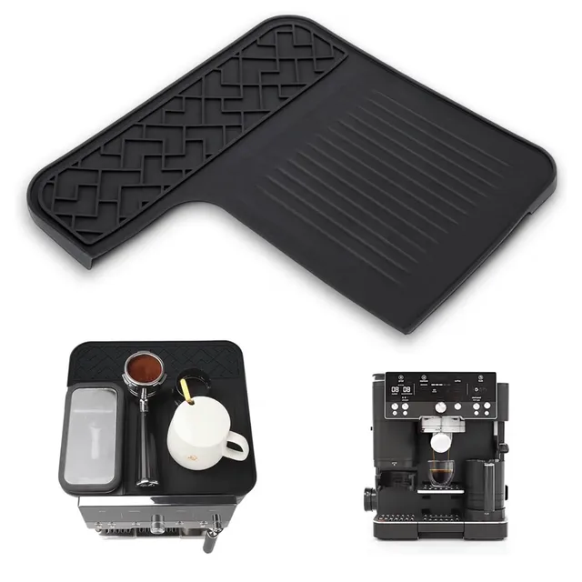 Topmatior Ninja Luxe Espresso Machine Mat Black Silicone Tamping Mat
