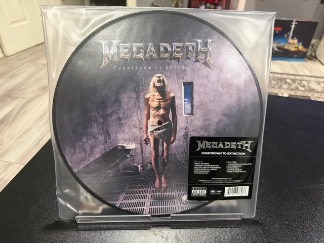 Megadeth Countdown to Extinction Picture Disc Vinyl LP