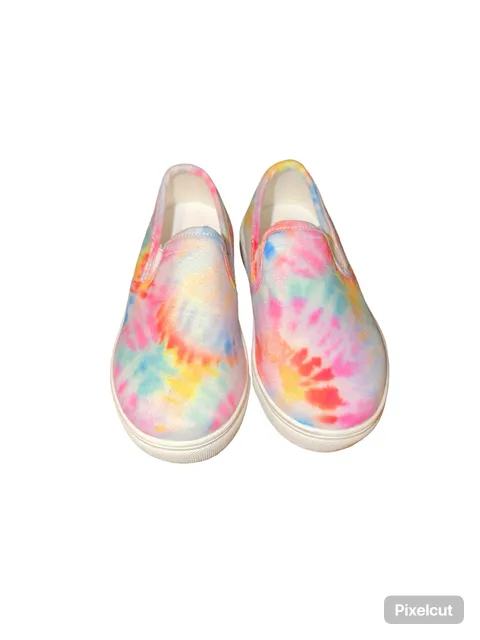 Tahari Slip-On Sneakers Size 7 Multi Tie-Dye Girls