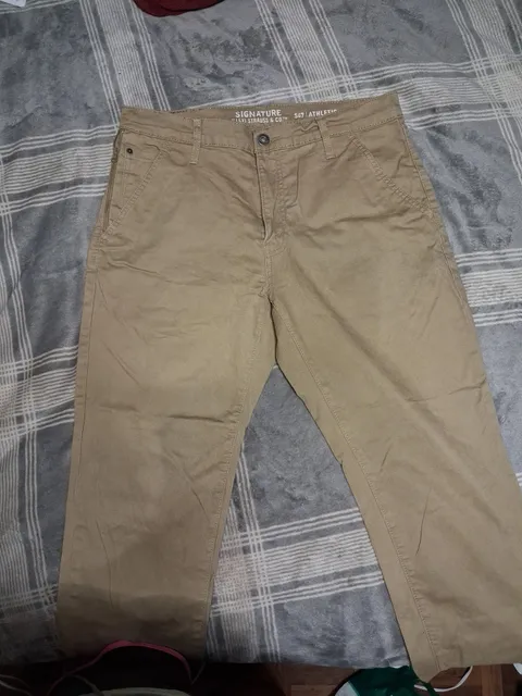 Signature by Levi Strauss & Co S67 Athletic Pants Size 34x30 Khaki