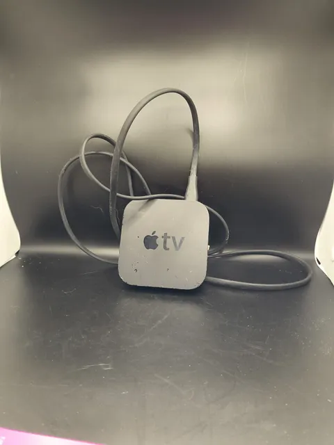 Apple TV 3rd Generation Media Streamer Model A1469 Black with Power Cord