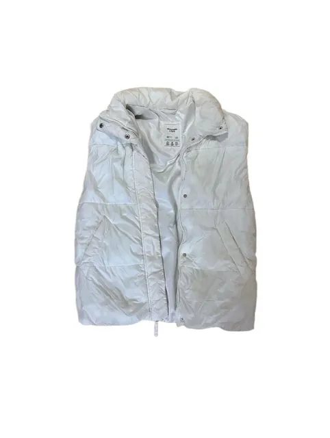 Abercrombie & Fitch Puffer Vest Size S White