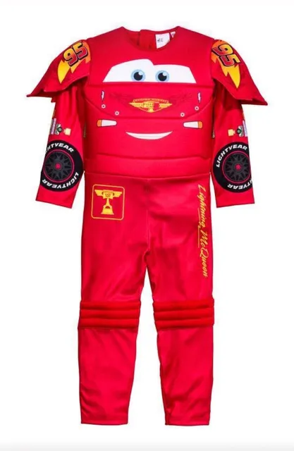 Disney/Pixar Cars Lightning McQueen Racer Jumpsuit Costume 6-8Y