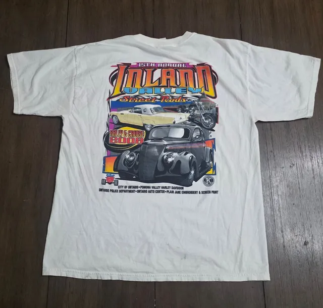 Inland Valley Street Rods 2008 T-Shirt White