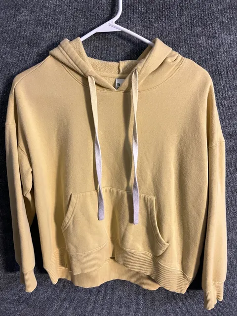 Jerzees Pullover Hoodie Size Medium cream color Cotton Blend 003-171