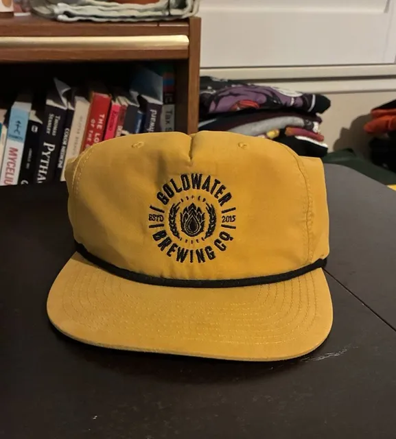 Richardson Goldwater Brewing Co Snapback Hat Yellow Black