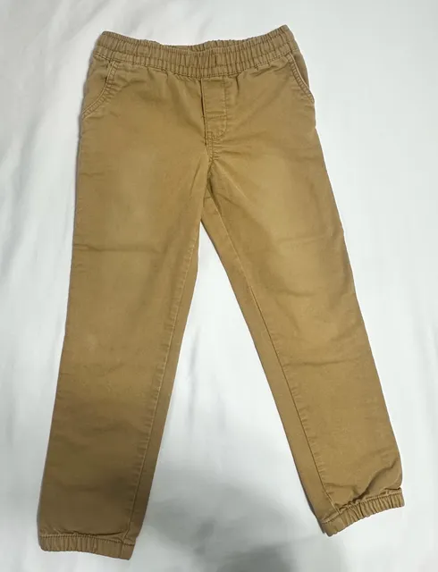 Carter's Kid Size 7 Tan Jogger Pants