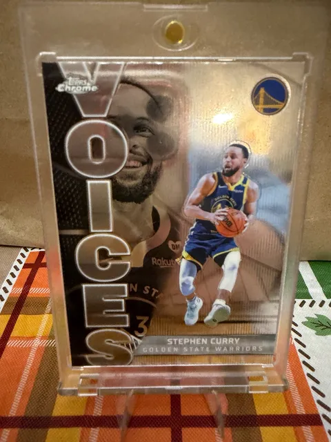 2025 Topps Chrome Voices Stephen Curry VS-5 Golden State Warriors