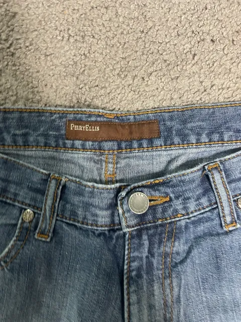 Perry Ellis Jeans Blue Denim Wash