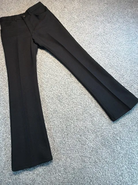 Lee Flare Dress Pants Men’s Size 32x32 Black Polyester Vintage