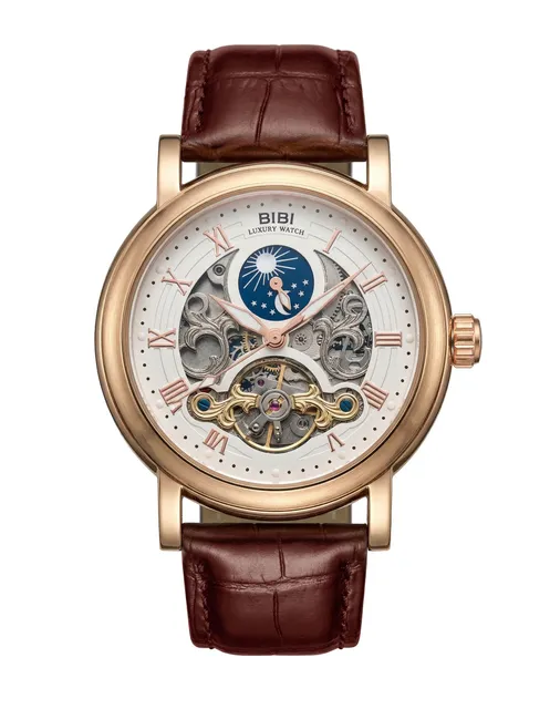 Bibi Luxury Swiss Automatic Tourbilon Watch