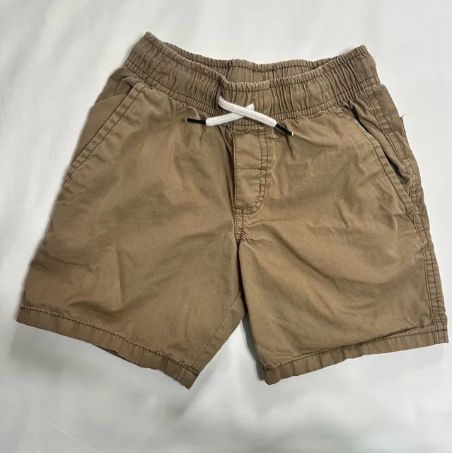 Cat & Jack Boys Pull-On Woven Shorts Dark Khaki
