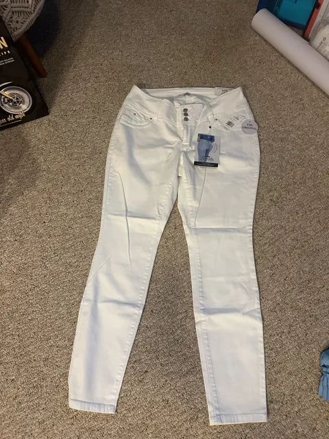 Royalty For Me WannaBettaButt Skinny Jeans Size 14W White
