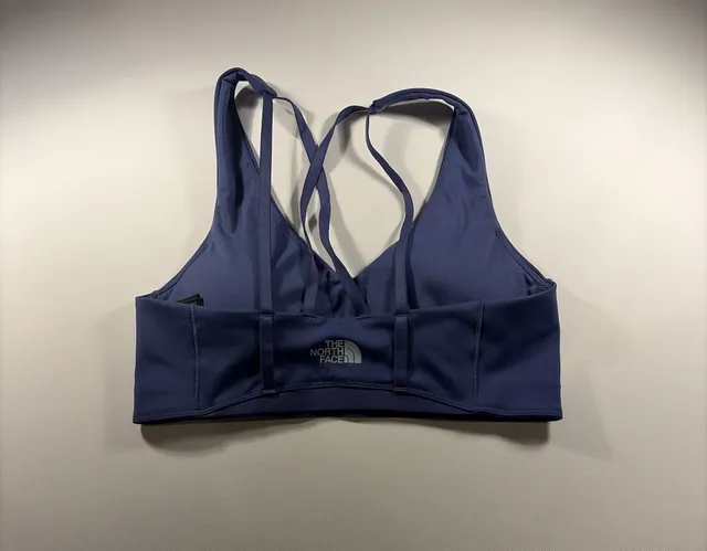 The North Face Flex Sports Bra Size M Blue Strappy Racerback