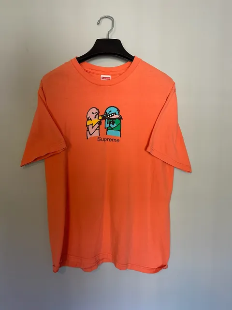 Supreme T-Shirt Size M Orange Graphic Tee