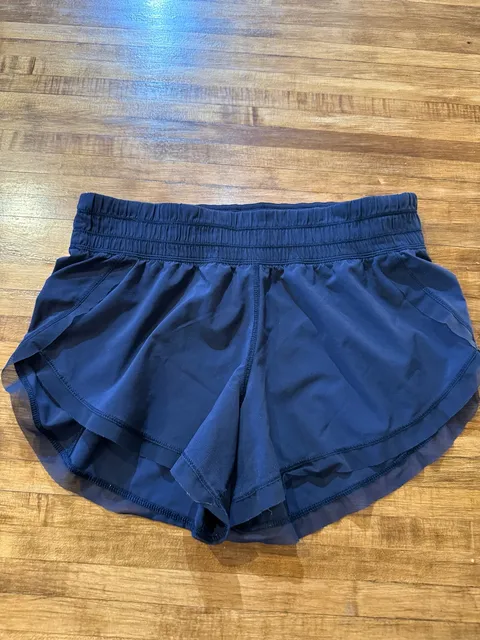Lululemon Athletic Shorts Size 6 black Anew (q1)