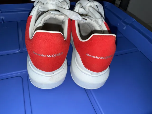 Alexander McQueen Oversized Sneaker White Red