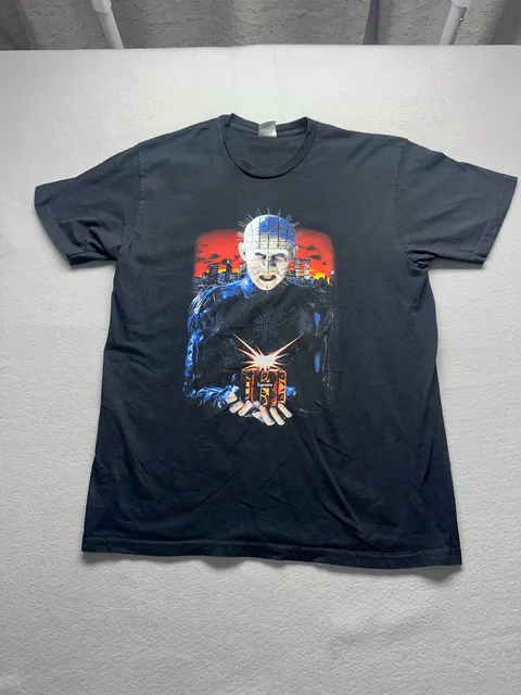 Supreme Hellraiser Hell on Earth T-Shirt Black Graphic Print Tee Size L 
