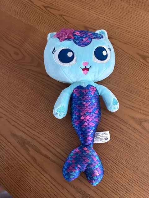 Gabby's Dollhouse MerCat Interactive Talking Plush 14 Inch