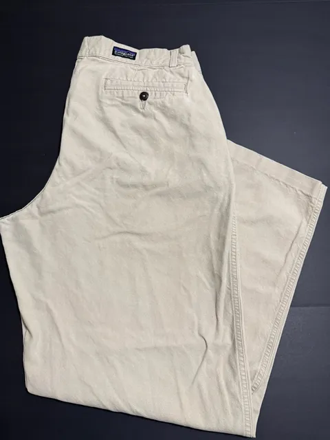 Patagonia Organic Cotton Duck Pants Size 38 Beige Chino Casual