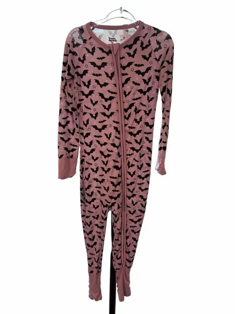Dream Big Little Co. Bat Pajama Romper Size 3T Pink Black