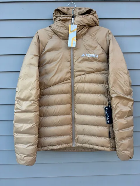 Adidas Terrex Down Jacket Gold New With Tags