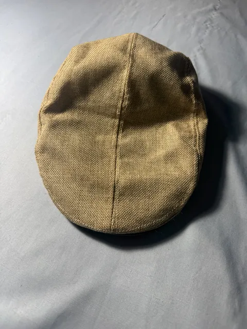 Stetson Ivy Cap Size Large/Xlarge Beige Linen Flat Driving Hat