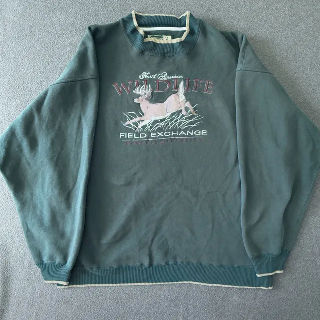 Vintage 90s Snowshoe Thompson Wildlife Graphic Sweatshirt