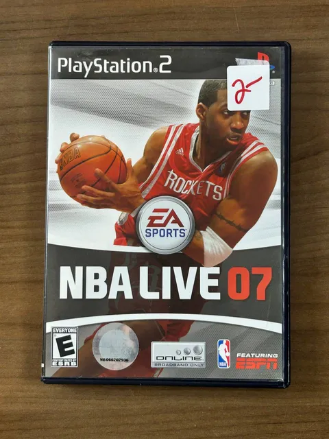 NBA Live 07 Sony PlayStation 2 PS2 2006 Basketball Game Disc Case Manual