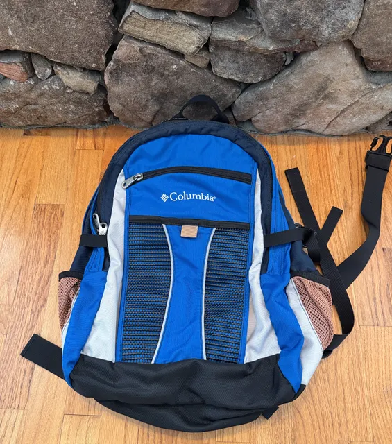Columbia Sportswear Backpack Blue Black Outdoor Daypack