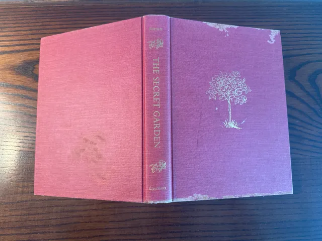 Vintage Frances Hodgson Burnett The Secret Garden Vintage Hardcover Book Lippincott