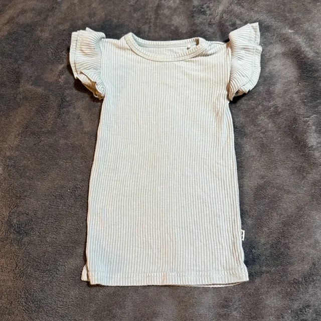 Little Sleepies 12-18M Play Ruffle Sleeve Ribbed Shirt