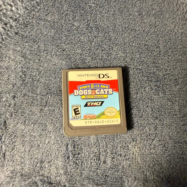 Nintendo DS Paws & Claws Dogs & Cats Best Friends Game Cartridge