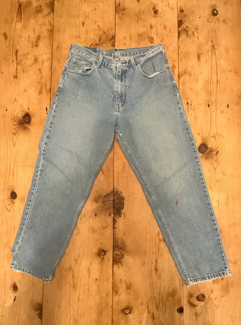 Vintage 90s Levi’s 550 Relaxed Fit Jeans - Light Wash 100% Cotton Size - 32x30