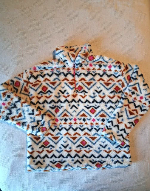 Simply Southern Quarter Zip Fleece Pullover Size M
