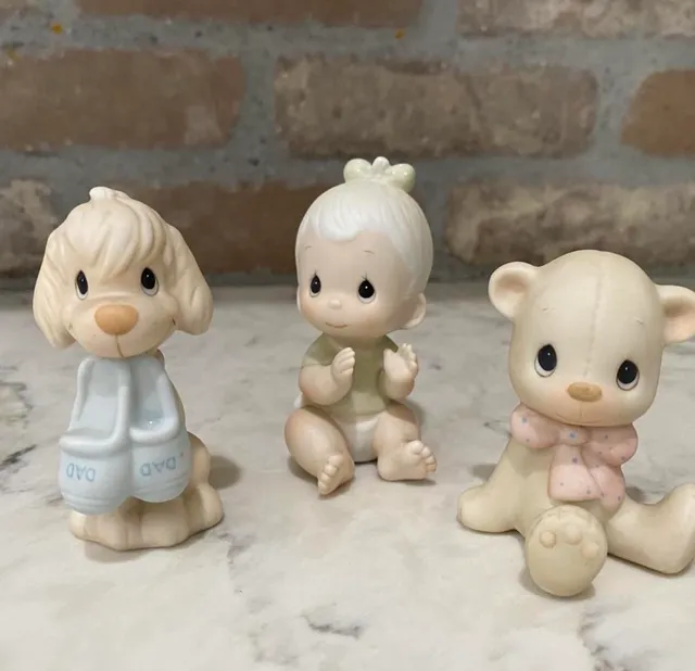 Precious Moments Animal Collection Figurines Set Of 3
