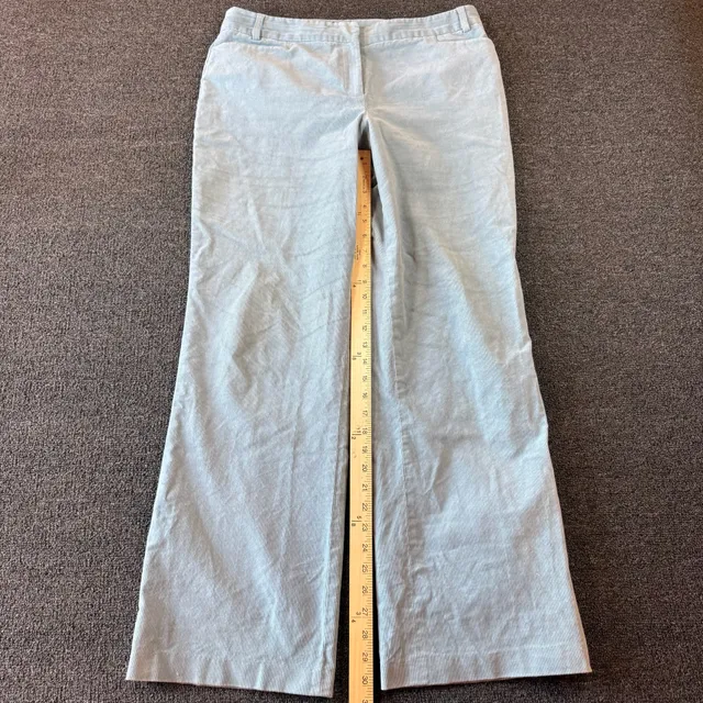 Madison Studio Corduroy Pants Size 14 Light Blue Cotton Spandex