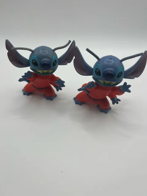 Disney McDonald's Lilo & Stitch Alien 626 Bobblehead Toy Lot of 2