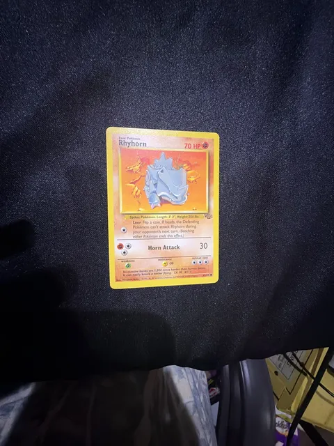 Pokemon Jungle Rhyhorn 61/64 Unlimited Trading Card