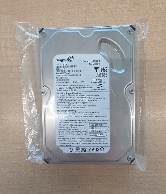 Seagate Barracuda 7200.9 120GB Hard Drive ST3120814A Not Tested 507