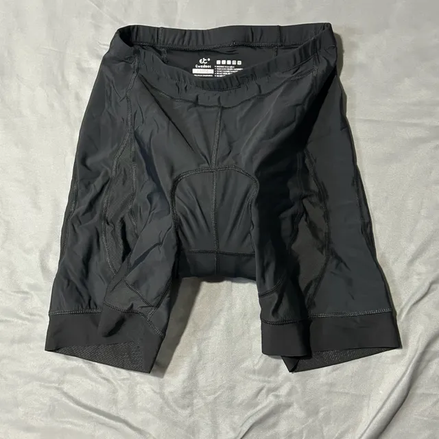 Ewedoos Cycling Shorts Size Large Black Padded Spandex