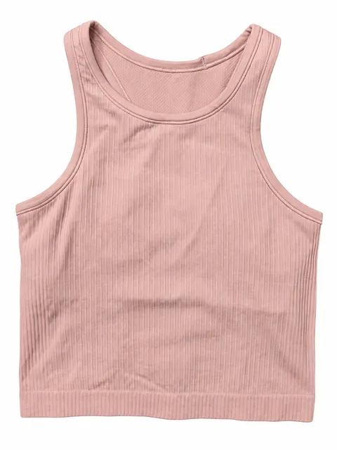 Lululemon Align Tank Top Size 4 Pink Ribbed Cropped Athletic
